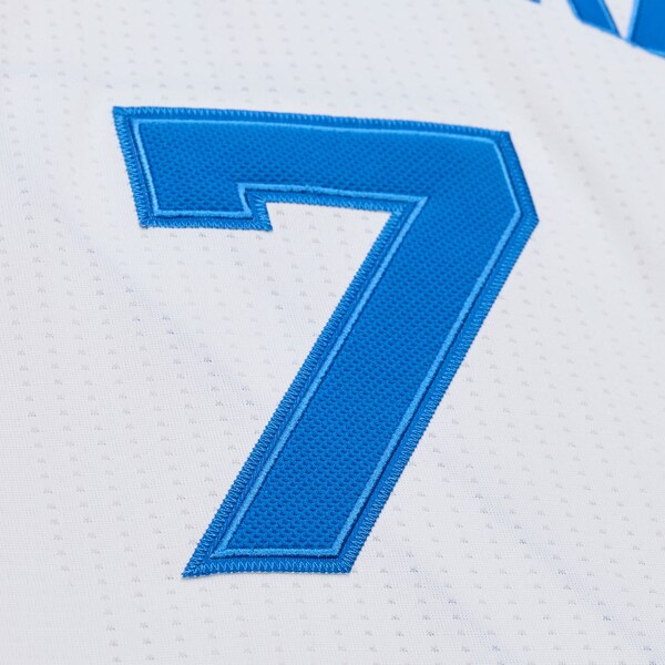 Carmelo Anthony New York Knicks 2015-16 Hardwood Classics Authentic Jersey - White/Blue - Image 4