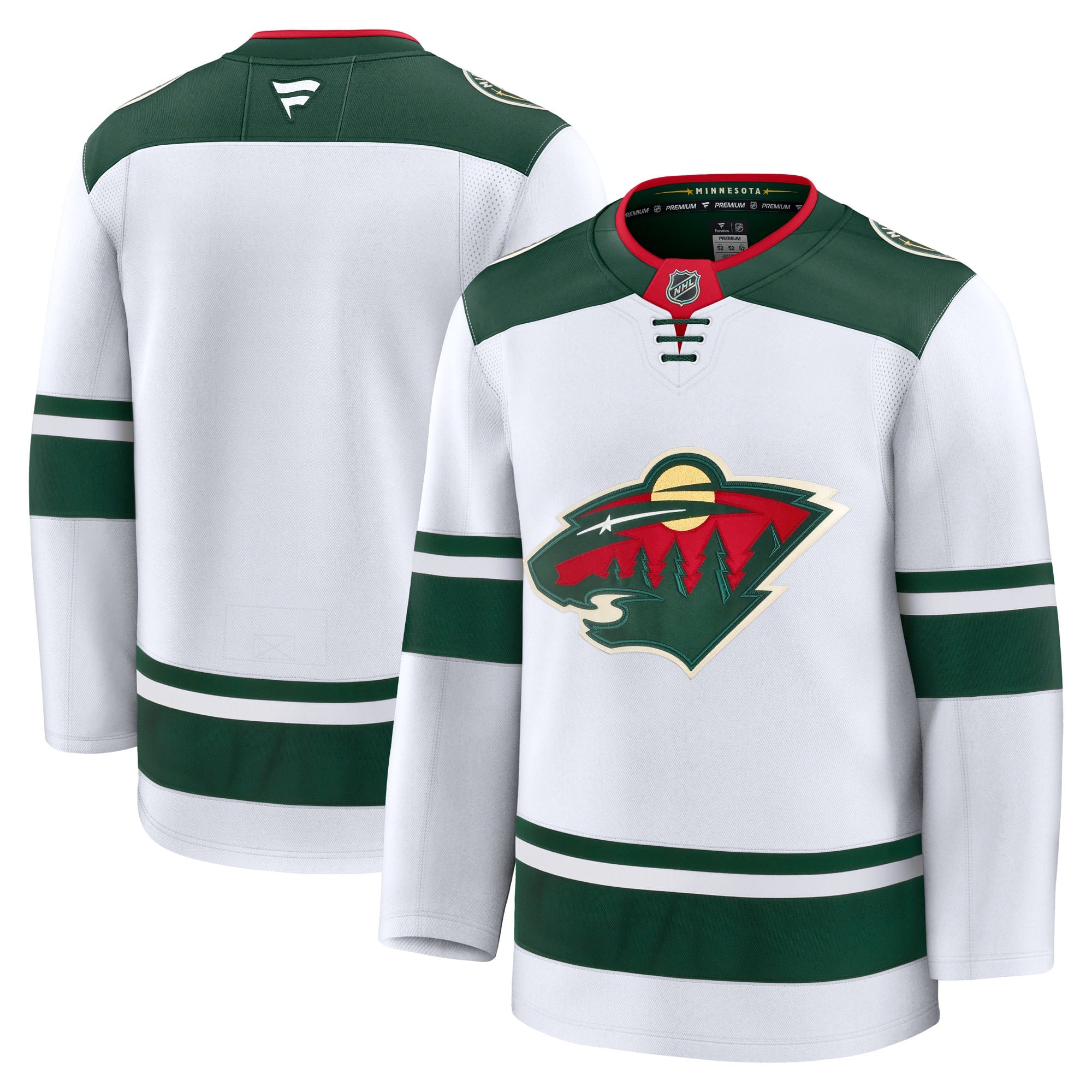 Minnesota Wild Home Premium Jersey - Green/White - Image 5