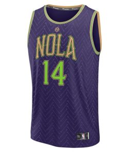 Alternative view of Brandon Ingram New Orleans Pelicans  2024/25 Fast Break Player Jersey - City Edition - Purple