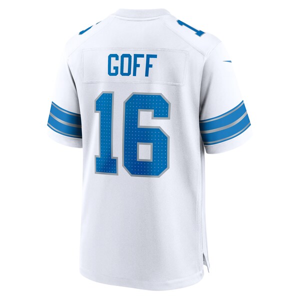 Jared Goff Detroit Lions Nike Game Jersey - White - Image 3