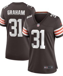 Thomas Graham Jr. Cleveland Browns Nike Women's Team Game Jersey -  Brown