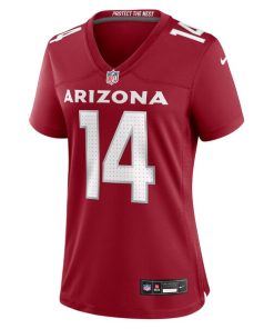 Alternative view of Michael Wilson Arizona Cardinals Nike Women's Team Game Jersey -  Cardinal