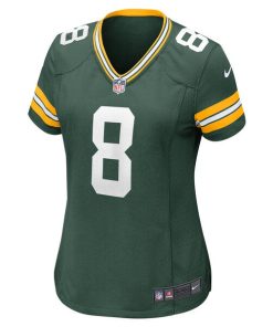 Alternative view of Josh Jacobs Green Bay Packers Nike Women's Team Game Jersey -  Green