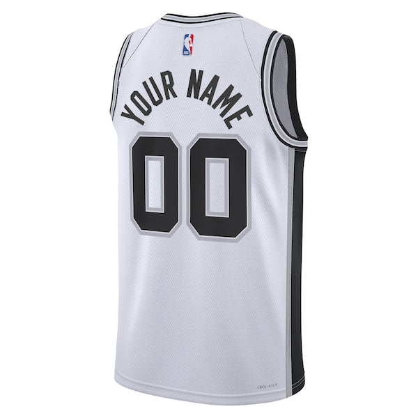 San Antonio Spurs Nike Unisex Swingman Custom Jersey White - Association Edition - Image 3