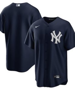 New York Yankees Nike Big & Tall Alternate Replica Team Jersey - Navy
