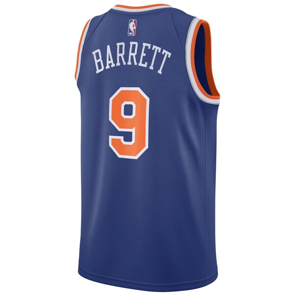RJ Barrett New York Knicks Nike Swingman Jersey Blue - Icon Edition - Image 3