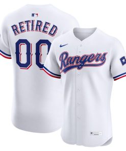 Texas Rangers Nike  Home Elite Pick-A-Player Retired Roster Jersey - White