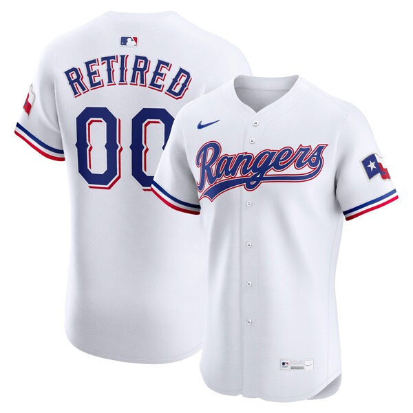 Texas Rangers Nike Home Elite Pick-A-Player Retired Roster Jersey - White
