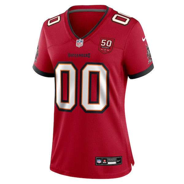 Tampa Bay Buccaneers Nike Women's 50th Season Custom Game Jersey - Red/White - Image 3
