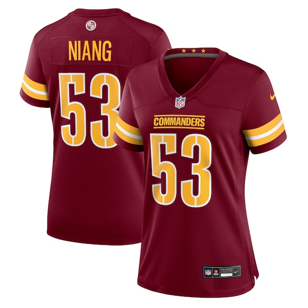 Lucas Niang Washington Commanders Nike Women's Team Game Jersey - Burgundy