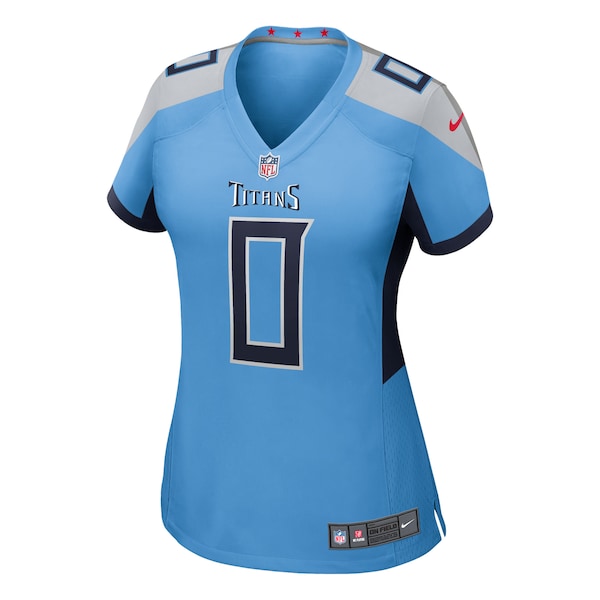 Calvin Ridley Tennessee Titans Nike Women's Team Game Jersey - Light Blue/Navy - Image 3