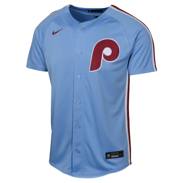 Philadelphia Phillies Nike Youth Alternate Limited Jersey - Light Blue - Image 2