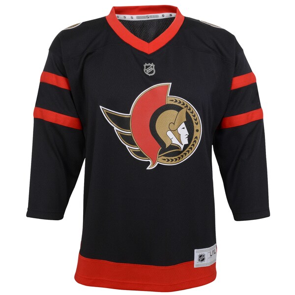 Ottawa Senators Youth Home Replica Blank Jersey - Black - Image 2