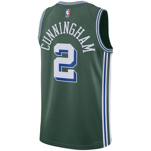 Cade Cunningham Detroit Pistons Nike Unisex 2022/23 Swingman Jersey - City Edition - Green - Image 3