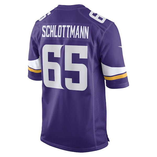 Austin Schlottmann Minnesota Vikings Nike Game Player Jersey - Purple - Image 3