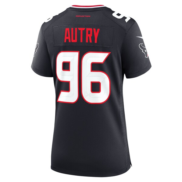 Denico Autry Houston Texans Nike Women's Team Game Jersey - Navy - Image 3