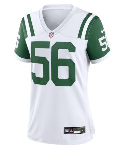 Alternative view of Quincy Williams New York Jets Nike Women's Classic Alternate Player Game Jersey - White
