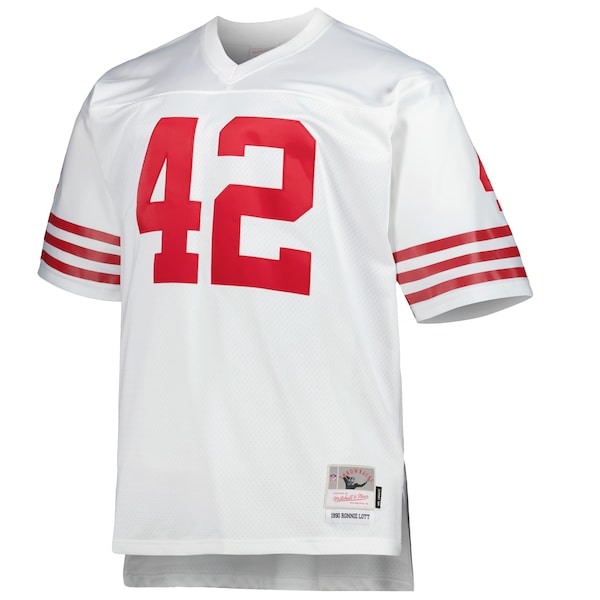Ronnie Lott San Francisco 49ers Big & Tall 1990 Retired Player Replica Jersey - White - Image 2