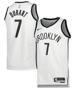 Alternative view of Kevin Durant Brooklyn Nets Nike Unisex  Swingman Jersey - Association Edition - White/Black