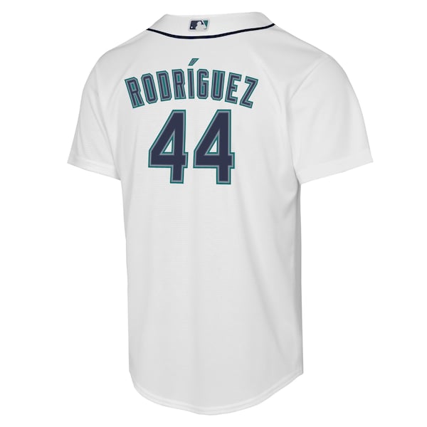 Julio Rodriguez Seattle Mariners Nike Youth Home Replica Player Jersey - White - Image 3