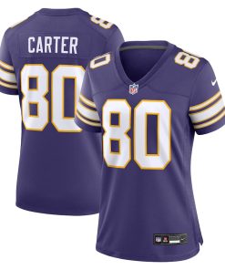 Cris Carter Minnesota Vikings Nike Women's Classic Retired Player Game Jersey - Purple