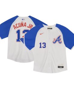Ronald Acu?a Jr. Atlanta Braves Nike Toddler City Connect Limited Player Jersey - White