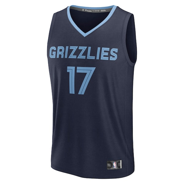 Yuki Kawamura Memphis Grizzlies Fast Break Replica Player Jersey - Icon Edition - Navy - Image 2