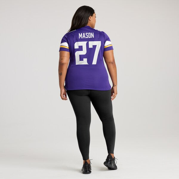 Jordan Mason Minnesota Vikings Nike Women's Team Game Jersey - Purple - Image 7