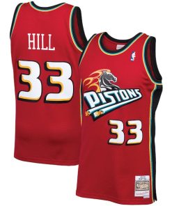 Grant Hill Detroit Pistons 1999/00 Hardwood Classics Swingman Jersey - Red