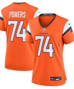 Ben Powers Denver Broncos Nike Women's Team Game Jersey -  Orange