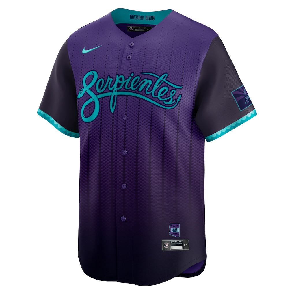Corbin Carroll Arizona Diamondbacks Nike 2025 City Connect Limited Player Jersey - Purple - Image 6