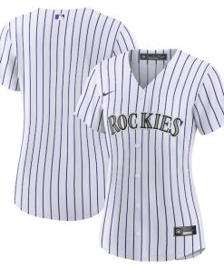 Colorado Rockies Nike Women's Home Replica Team Jersey - White