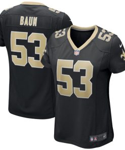 Zack Baun New Orleans Saints Nike Women's Game Jersey - Black