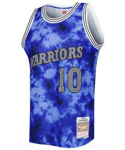 Alternative view of Tim Hardaway Golden State Warriors 1990/91 Galaxy Swingman Jersey - Blue