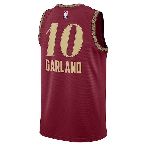 Darius Garland Cleveland Cavaliers Nike Unisex 2023/24 Swingman Jersey - Wine - City Edition - Image 3