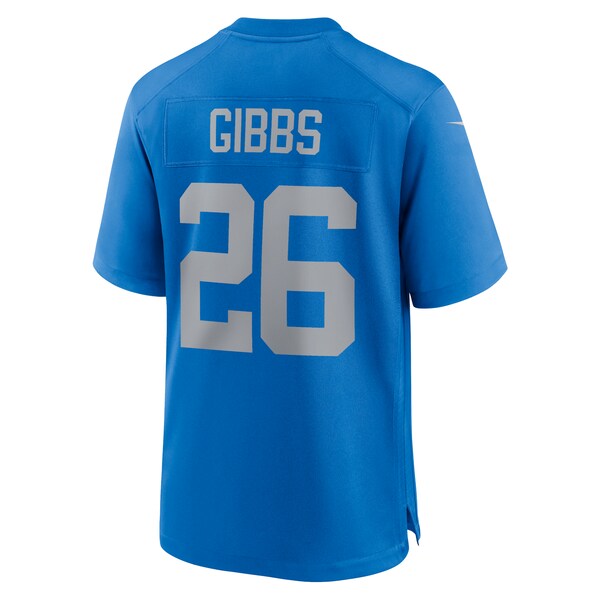 Jahmyr Gibbs Detroit Lions Nike Alternate Game Jersey - Blue - Image 3