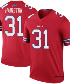 Maxwell Hairston Buffalo Bills Nike 2025 NFL Draft First Round Pick Game Jersey - Red