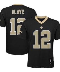 Chris Olave New Orleans Saints Youth Replica Player Jersey - Black