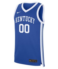 Alternative view of Kentucky Wildcats Nike Custom Replica Basketball Jersey - Royal