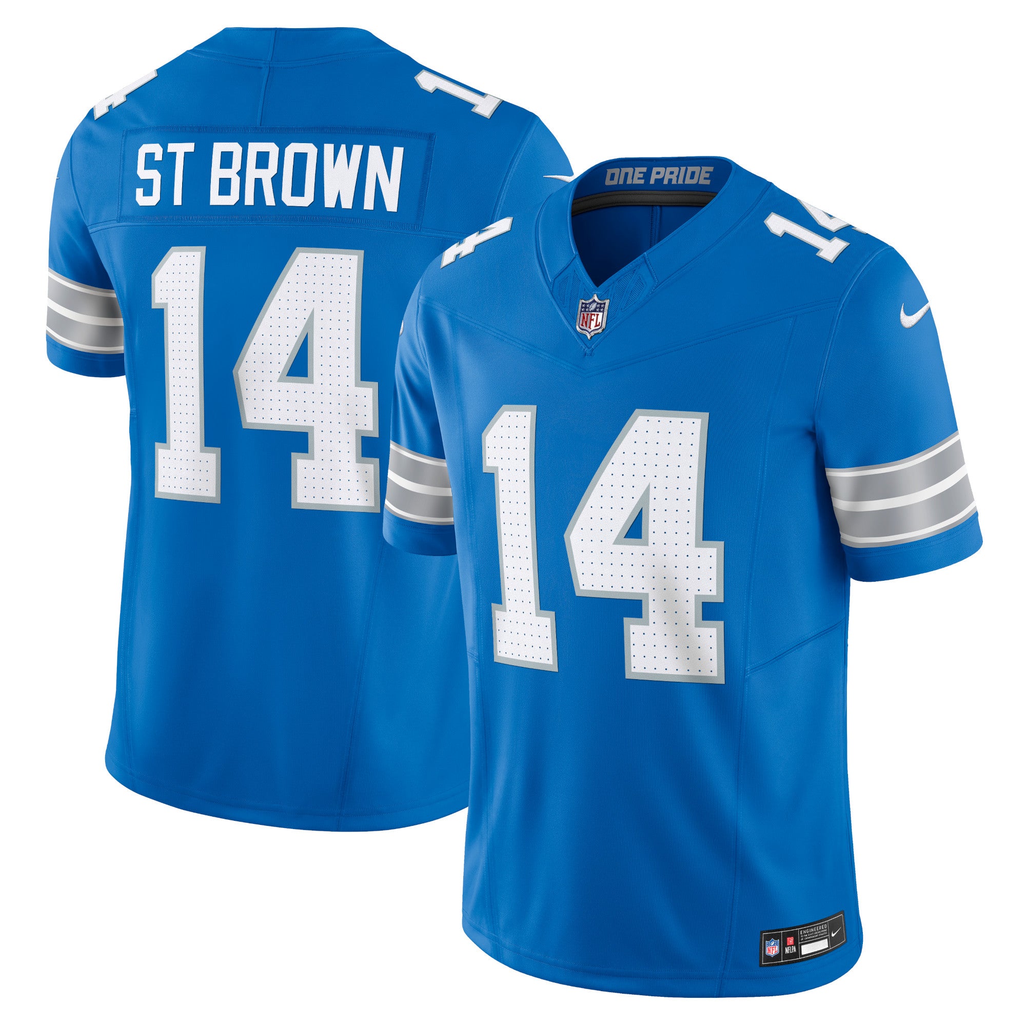 Amon-Ra St. Brown Detroit Lions Nike Vapor F.U.S.E. Limited Jersey - White - Image 6