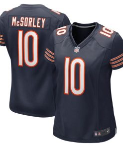 Trace McSorley Chicago Bears Nike Women's Team Game Jersey -  Navy
