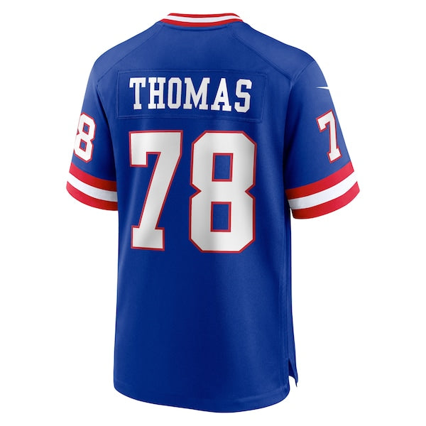 Andrew Thomas New York Giants Nike Classic Player Game Jersey - Royal - Image 3