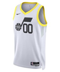 Alternative view of Utah Jazz Nike Unisex Swingman Custom Jersey White - Association Edition