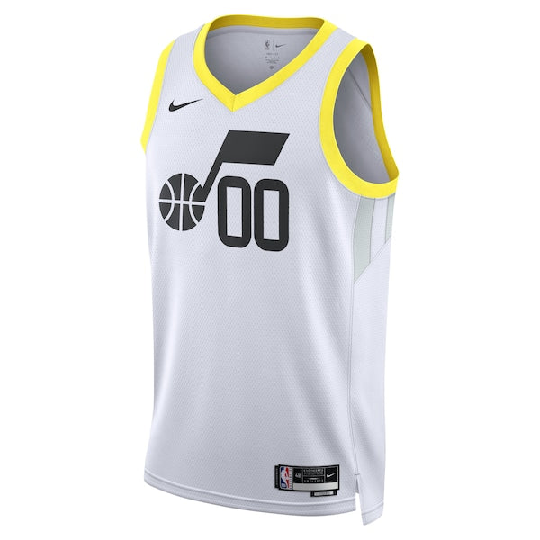 Utah Jazz Nike Unisex Swingman Custom Jersey White - Association Edition - Image 2