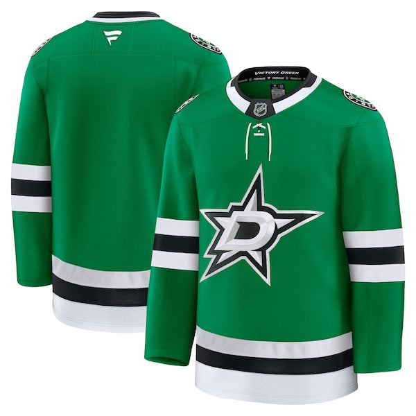 Dallas Stars Home Premium Jersey - Kelly Green/Black/White - Image 2