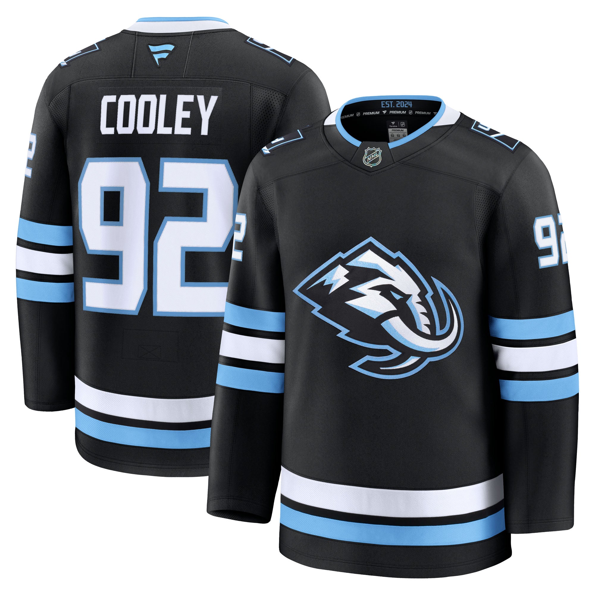 Logan Cooley Utah Mammoth Away Premium Player Jersey - White/Black - Image 6