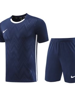 Nike Short Sleeve Training Jersey Set-ND06- Dark Blue