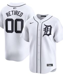 Detroit Tigers Nike Home Limited Pick-A-Player Retired Roster Jersey - White