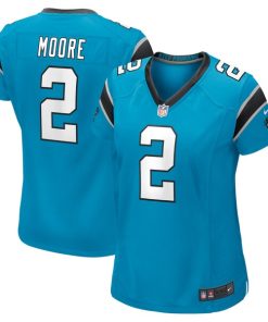 D.J. Moore Carolina Panthers Nike Women's Game Jersey - Blue