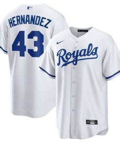 Carlos Hern¨¢ndez Kansas City Royals Nike Home  Replica Player Jersey - White